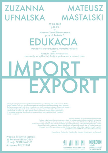 Import/Export: Edukacja Import/Export: Edukacja