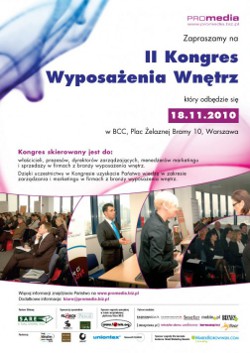 II Kongres Wyposażenia Wnętrz II Kongres Wyposażenia Wnętrz