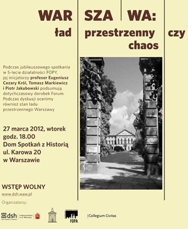 Warszawa: ład przestrzenny czy chaos Warszawa: ład przestrzenny czy chaos