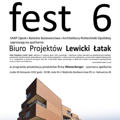 FEST z Biurem Projektów Lewicki Łatak FEST z Biurem Projektów Lewicki Łatak