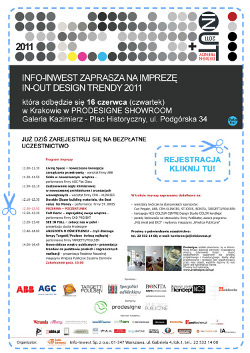 IN-OUT design trendy 2011 Kraków IN-OUT design trendy 2011 Kraków