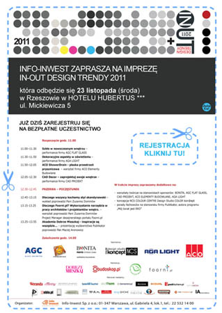 IN-OUT design trendy 2011 Rzeszów IN-OUT design trendy 2011 Rzeszów