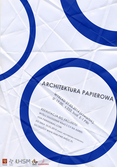 ARCHITEKTURA PAPIEROWA - wykład arch. Jerzego Łątka ARCHITEKTURA PAPIEROWA - wykład arch. Jerzego Łątka