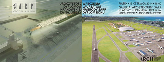 Wystawa prac i uroczystość wręczenia dyplomów laureatom Krakowskiej Nagrody SARP za Najlepszy Dyplom Roku Wystawa prac i uroczystość wręczenia dyplomów laureatom Krakowskiej Nagrody SARP za Najlepszy Dyplom Roku