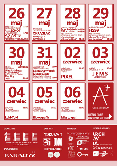 Tydzień z Architekturą w Poznaniu Tydzień z Architekturą w Poznaniu