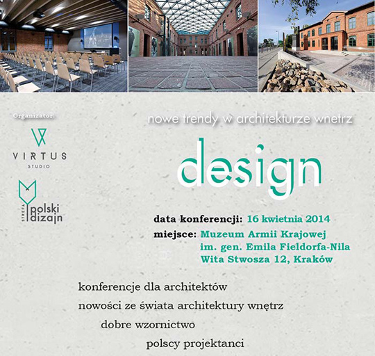 Konferencja Design - nowe trendy w architekturze wnętrz Konferencja Design - nowe trendy w architekturze wnętrz