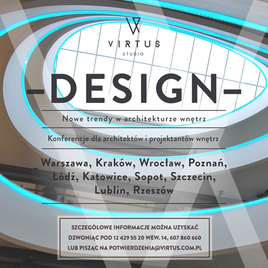 Co Virtus Studio przygotowuje jesienią dla architektów? Co Virtus Studio przygotowuje jesienią dla architektów?