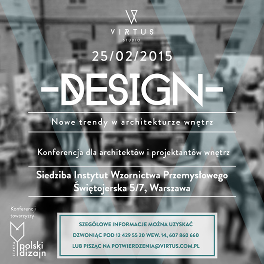Virtus Studio zaprasza na konferencje dla architektów z cyklu Virtus Studio zaprasza na konferencje dla architektów z cyklu