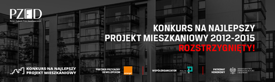 Znamy zwycięzców Konkursu na Najlepszy Projekt Mieszkaniowy 2012-2015! Znamy zwycięzców Konkursu na Najlepszy Projekt Mieszkaniowy 2012-2015!
