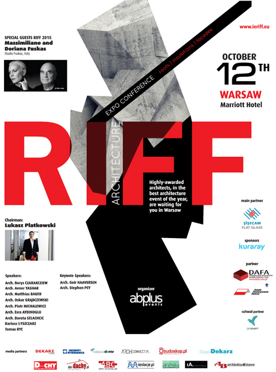 Elity architektury europejskiej na międzynarodowej konferencji architektury RIFF Elity architektury europejskiej na międzynarodowej konferencji architektury RIFF