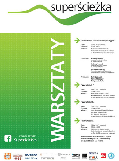 Dołącz na warsztaty - zaprojektuj Superścieżkę Dołącz na warsztaty - zaprojektuj Superścieżkę