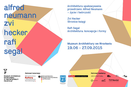 Zvi Hecker, Alfred Neumann i Rafi Segal we Wrocławiu Zvi Hecker, Alfred Neumann i Rafi Segal we Wrocławiu
