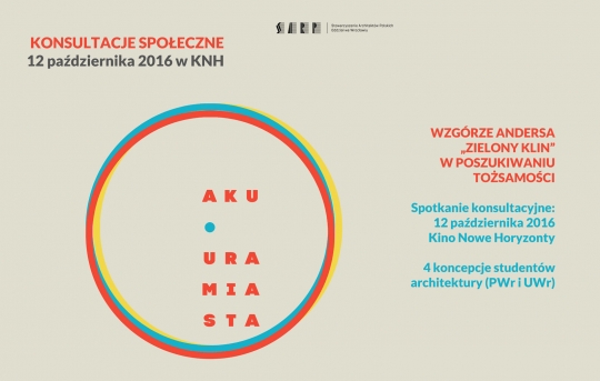 Akupunktura Miasta Konsultacje społeczne - Wzgórza Andersa i okolic Akupunktura Miasta Konsultacje społeczne - Wzgórza Andersa i okolic