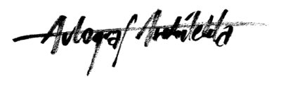 Autograf architekta - Jacek Marciniak Autograf architekta - Jacek Marciniak