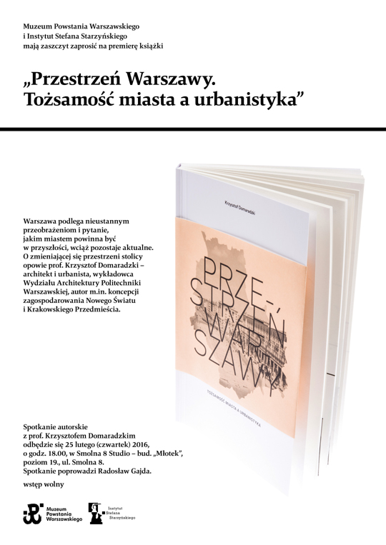 Przestrzeń Warszawy - spotkanie autorskie z&nbsp;prof. Krzysztofem Domaradzkim / zdjęcie nr: 2