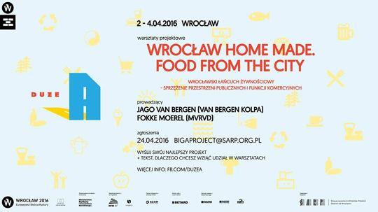 Weekendowe warsztaty projektowe Wrocław Home Made. Food from the city Weekendowe warsztaty projektowe Wrocław Home Made. Food from the city