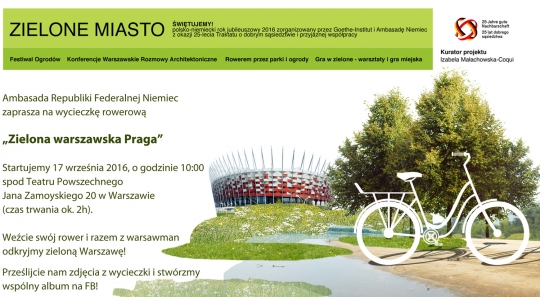 Wycieczka rowerowa „Zielona warszawska Praga” Wycieczka rowerowa „Zielona warszawska Praga”