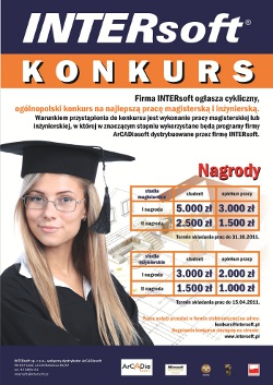 Wyniki konkursu INTERsoft na najlepszą pracę inżynierską Wyniki konkursu INTERsoft na najlepszą pracę inżynierską