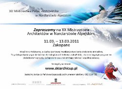 XX Mistrzostwa Architektów w Narciarstwie Alpejskim XX Mistrzostwa Architektów w Narciarstwie Alpejskim