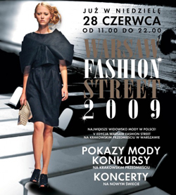 Pokaz mody - Krakowskie Przedmieście Pokaz mody - Krakowskie Przedmieście