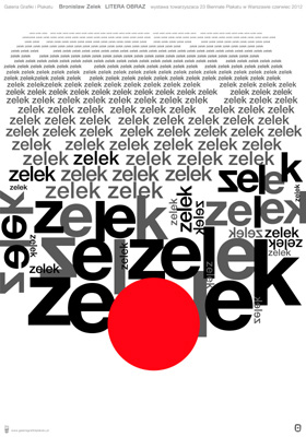 BRONISŁAW ZELEK - LITERA OBRAZ BRONISŁAW ZELEK - LITERA OBRAZ