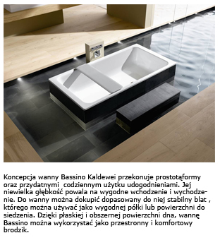 Bassino Kaldewei - gwarancja relaksu w domowym SPA Bassino Kaldewei - gwarancja relaksu w domowym SPA