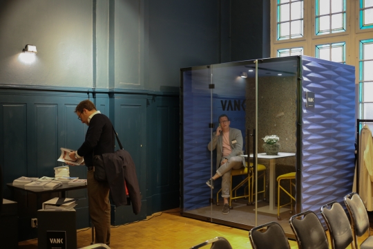 Prapremiera ekologicznego boksu akustycznego VANK WALL BOX w&nbsp;Berlinie / zdjęcie nr: 7