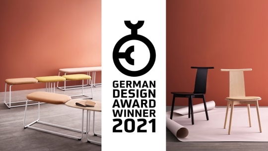 GERMAN DESIGN AWARD 2021 dla dwóch nowości z Grupy Kinnarps / zdjęcie nr: 1 GERMAN DESIGN AWARD 2021 dla dwóch nowości z Grupy Kinnarps / zdjęcie nr: 1