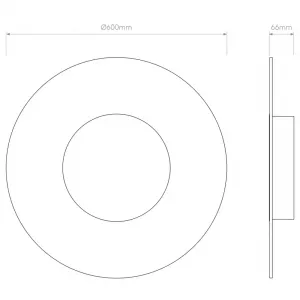 Lampa Halftone 600 cad BIM | ASTRO | AURORA