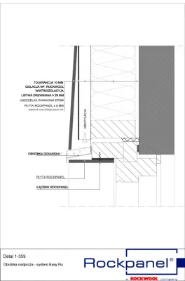Obróbka nadproża - system Easy Fix - detal 1-359