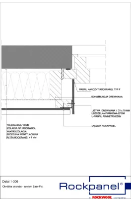 Obróbka ościeża - system Easy Fix - detal 1-306