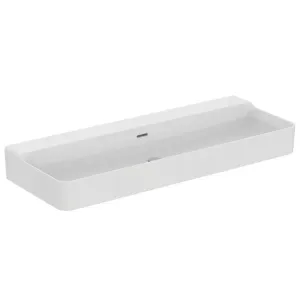UMYWALKA CONCA, mocowana do ściany, bez otworu na baterię | 120 cm | IDEAL STANDARD | NOWOŚĆ