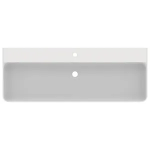 UMYWALKA CONCA, mocowana do ściany, z otworem na baterię | 120 cm | IDEAL STANDARD | NOWOŚĆ