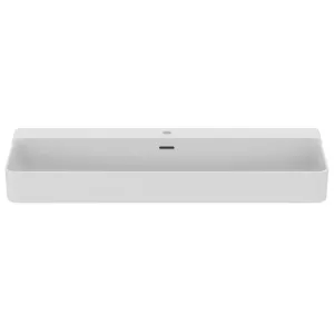 UMYWALKA CONCA, mocowana do ściany, z otworem na baterię | 120 cm | IDEAL STANDARD | NOWOŚĆ