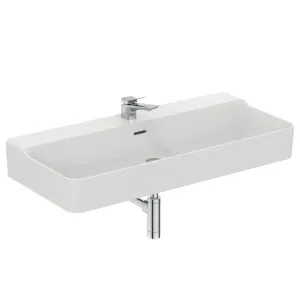 UMYWALKA CONCA, mocowana do ściany, z otworem przelewowym | 100 cm | IDEAL STANDARD | NOWOŚĆ
