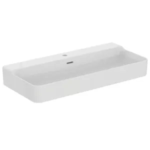 UMYWALKA CONCA, mocowana do ściany, z otworem przelewowym | 100 cm | IDEAL STANDARD | NOWOŚĆ