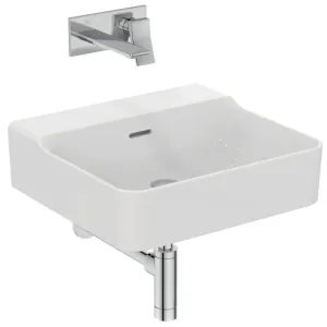 UMYWALKA CONCA, mocowana do ściany, bez otworu na baterię | 50 cm | IDEAL STANDARD | NOWOŚĆ