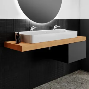 UMYWALKA ŚCIENNA | 1200x450 mm z 2 otworami na baterię | CONCA | IDEAL STANDARD
