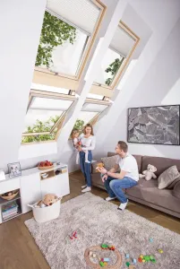 Okno dachowe drewniane obrotowe FT_-V P50 GREENVIEW | FAKRO