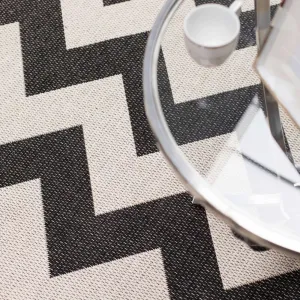 Dywan Modern Chevron black/wool 160x230cm | Dekoria