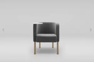 Fotel NEON 2S nóżki drewniane ze stolikiem pliki dwg, 3ds, max | MARBET STYLE