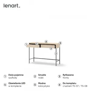 Toaletka TS-09 | Kolekcja TREND SYPIALNIA | LENART