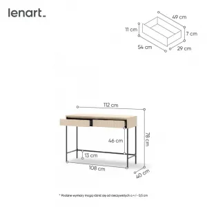 Toaletka TS-09 | Kolekcja TREND SYPIALNIA | LENART