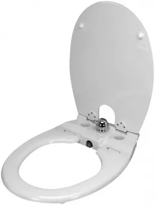 Deska sedesowo-bidetowa z baterią mieszająca