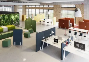 System ścianek mobilnych SONIQ pliki cad, dwg 2D, 3D, ArchiCAD | Mikomax