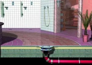 Wpusty podłogowe Ecoguss KESSEL z krawędzią połączeniową | bloki CAD | obiekty BIM