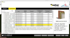 Nakładka na Revit ISOVER RIGIPS WEBER