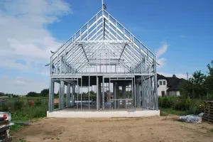 Lindab Familyline - domy w szkielecie stalowym pliki cad, pliki dwg