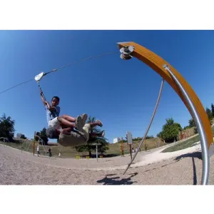 Zjazd linowany montowany na terenie płaskim J511 | pliki cad, dwg, 3d dwg | EDUCARIUM