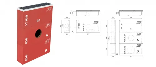 Studzienka AS-ST100 | Studzienki wielofunkcyjne AS PPH -